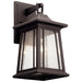 Kichler 49909RZ Taden One Light Outdoor Wall Mount, Rubbed Bronze Main Image.jpg