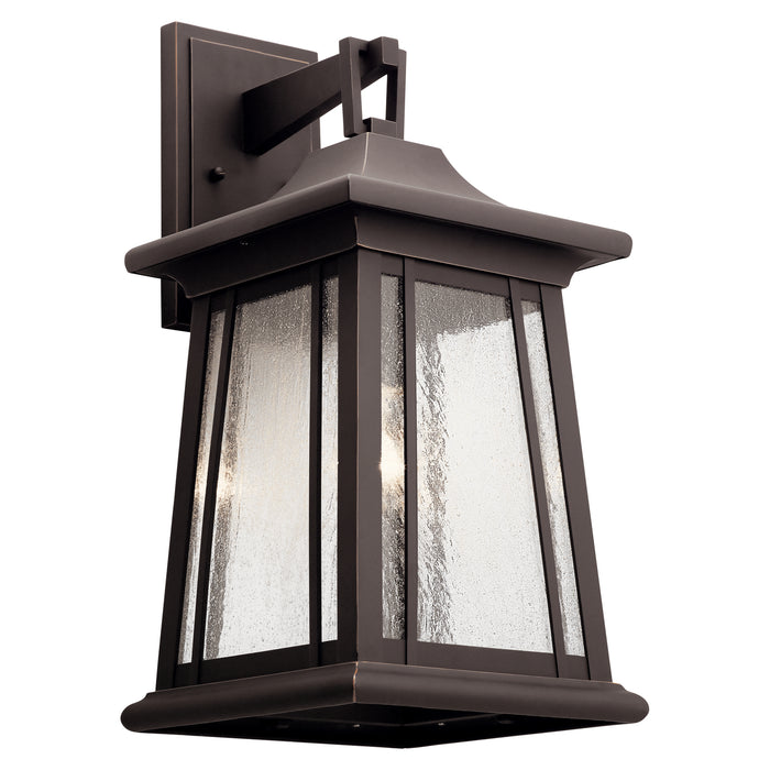 Kichler 49910RZ Taden One Light Outdoor Wall Mount, Rubbed Bronze Main Image.jpg