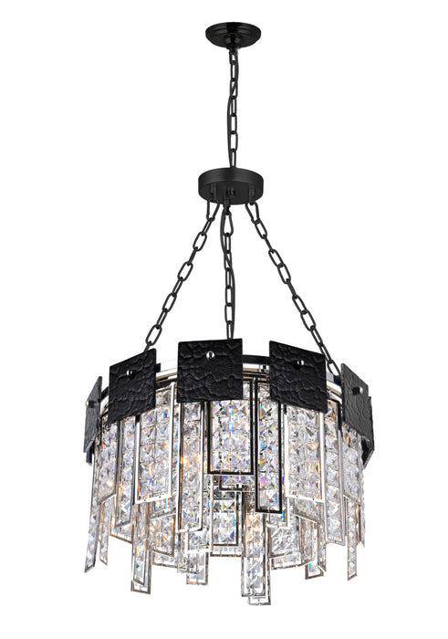 CWI Lighting 1099P16-6-613 Glacier Six Light Chandelier Polished Nickel.jpg