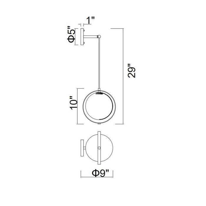 CWI Lighting 1153W9-1-169 Da Vinci LED Wall Sconce Medallion Gold Alt 7.jpg