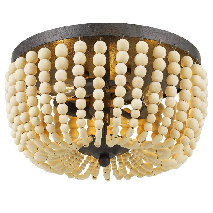 Crystorama 600-FB Rylee Three Light Flush Mount Forged Bronze Alternate Image.jpg