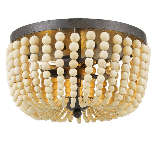 Crystorama 600-FB Rylee Three Light Flush Mount Forged Bronze Main Image.jpg