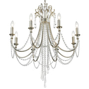 Crystorama ARC-1908-SA-CL-MWP Arcadia Eight Light Chandelier Antique Silver Alternate Image.jpg