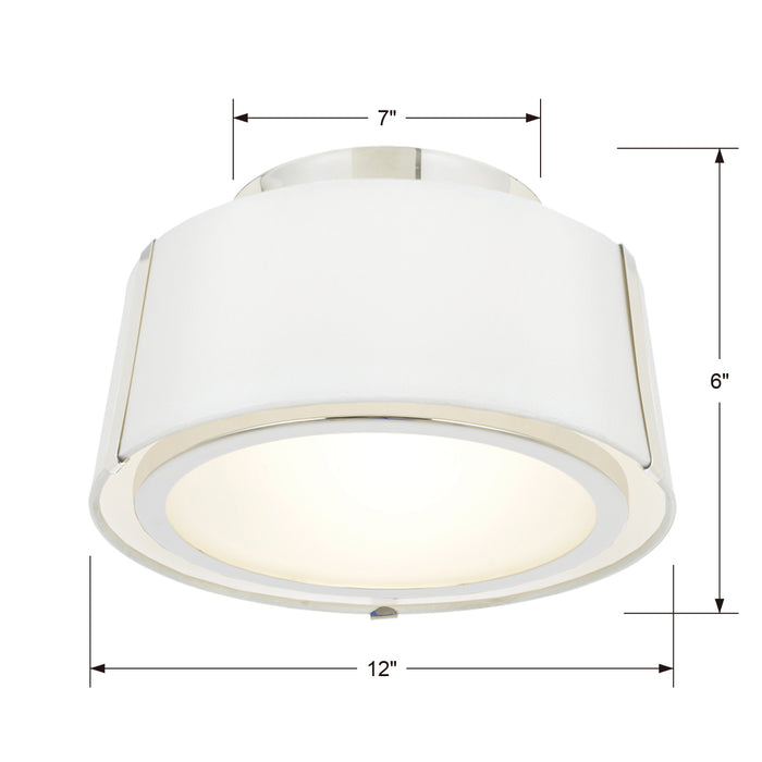 Crystorama FUL-903-PN Fulton Two Light Semi Flush Mount Polished Nickel Alternate Image 4.jpg