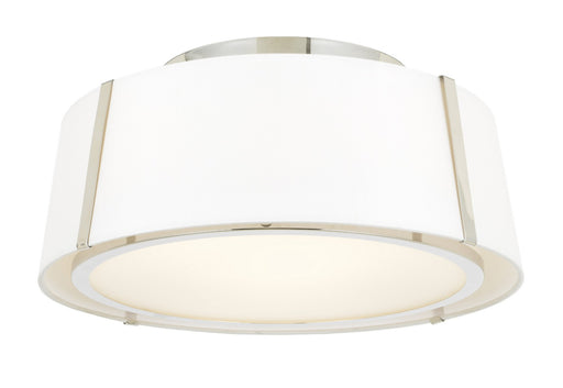 Crystorama FUL-905-PN Fulton Three Light Semi Flush Mount Polished Nickel Main Image.jpg