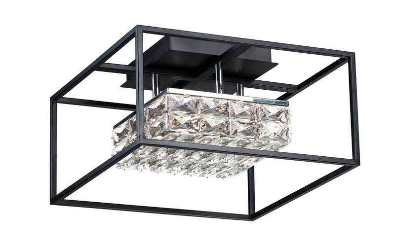 ET2 E23300-20BK Zephyr LED Flush Mount, Black Main Image.jpg
