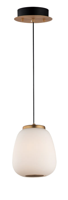 ET2 E25063-92BKGLD Soji LED Pendant, Black / Gold Main Image.jpg