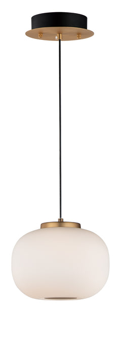 ET2 E25065-92BKGLD Soji LED Pendant, Black / Gold Main Image.jpg