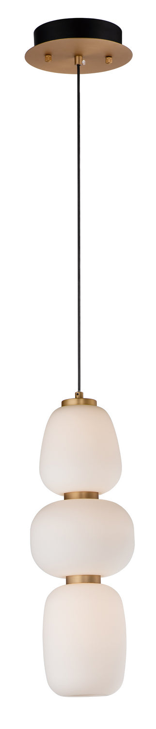 ET2 E25067-92BKGLD Soji LED Pendant, Black / Gold Main Image.jpg