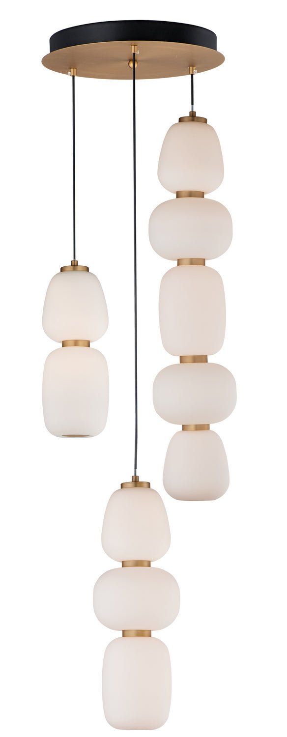 ET2 E25069-92BKGLD Soji LED Pendant, Black / Gold Main Image.jpg