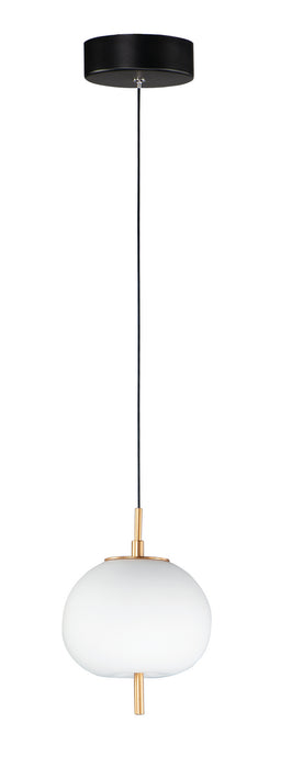ET2 E25111-92BKGLD Quest LED Mini Pendant, Black / Gold Main Image.jpg
