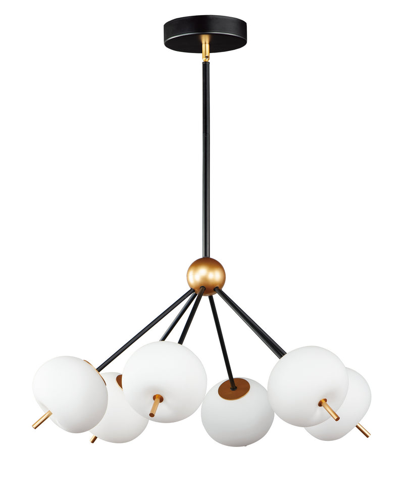 ET2 E25116-92BKGLD Quest LED Pendant, Black / Gold Main Image.jpg