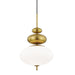 Mitzi H347701-AGB Elsie One Light Pendant, Aged Brass Main Image.jpg