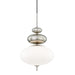 Mitzi H347701-PN Elsie One Light Pendant, Polished Nickel Main Image.jpg