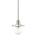 Mitzi H357701-PN Alexa One Light Pendant, Polished Nickel Main Image.jpg