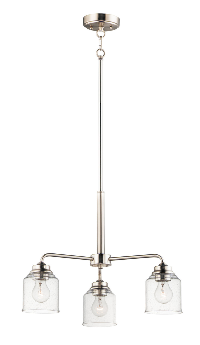 Maxim 12260CDSN Acadia Three Light Semi-Flush Mount/Chandelier, Satin Nickel Main Image.jpg