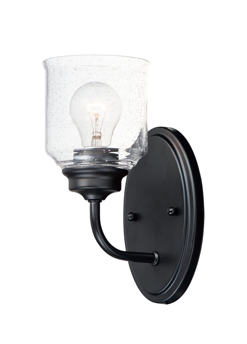 Maxim 12261CDBK Acadia One Light Wall Sconce, Black Main Image.jpg