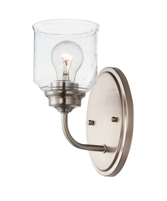 Maxim 12261CDSN Acadia One Light Wall Sconce, Satin Nickel Main Image.jpg