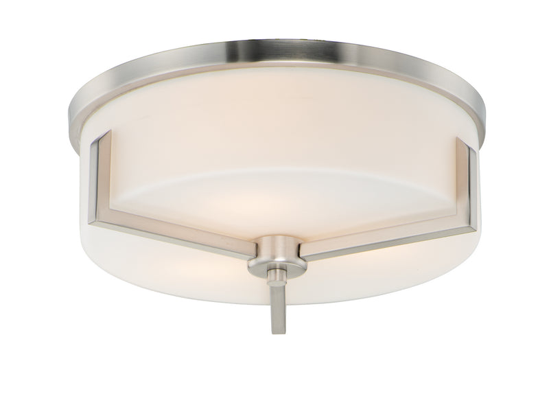 Maxim 21280SWSN Dart Three Light Flush Mount, Satin Nickel Main Image.jpg