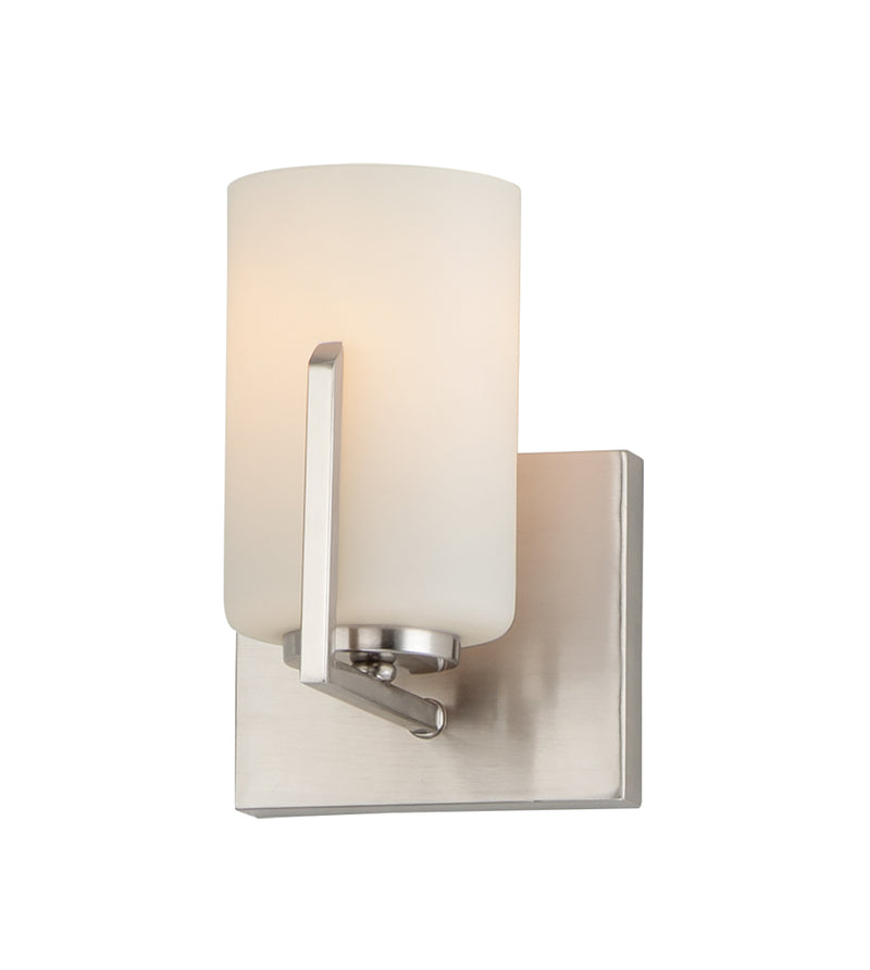 Maxim 21281SWSN Dart One Light Wall Sconce, Satin Nickel Main Image.jpg