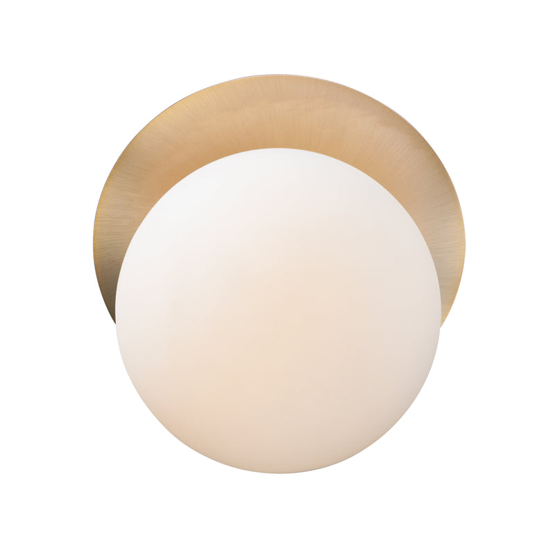 Maxim 26033SWSBRBK Vesper One Light Wall Sconce, Satin Brass / Black Main Image.jpg