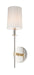 Maxim 32391OFSBRPN Uptown One Light Wall Sconce, Satin Brass / Polished Nickel Main Image.jpg