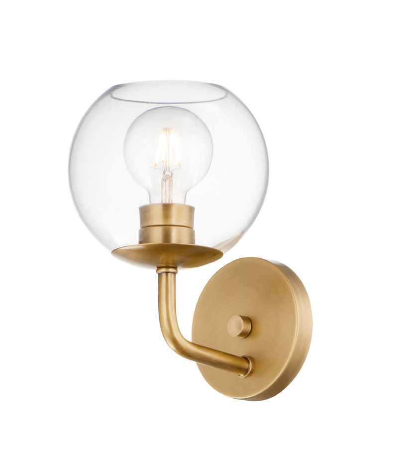 Maxim 38411CLNAB Branch One Light Wall Sconce, Natural Aged Brass Main Image.jpg