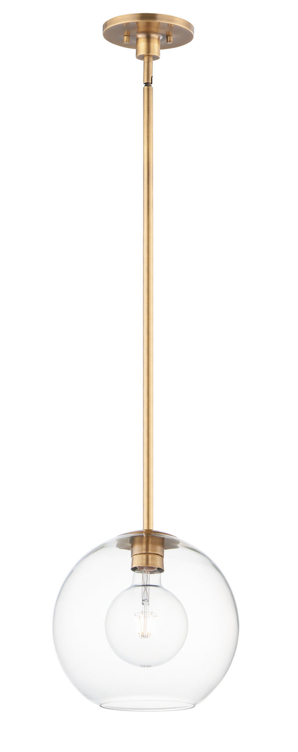 Maxim 38419CLNAB Branch One Light Pendant, Natural Aged Brass Main Image.jpg
