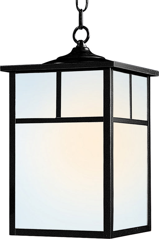 Maxim 4058WTBK Coldwater One Light Outdoor Hanging Lantern, Black Main Image.jpg