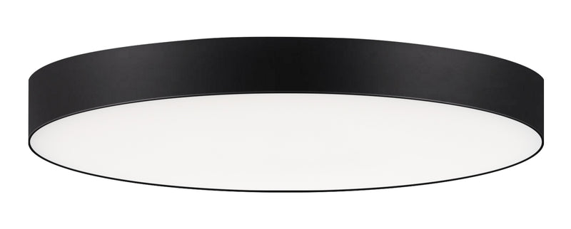 Maxim 57662WTBK Trim LED Flush Mount, Black Main Image.jpg