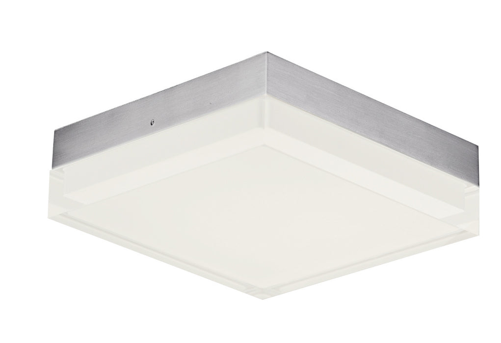 Maxim 57687CLFTSN Illuminaire II LED Flush Mount, Satin Nickel Main Image.jpg