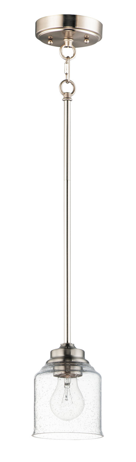 Maxim 91260CDSN Acadia One Light Pendant, Satin Nickel Main Image.jpg