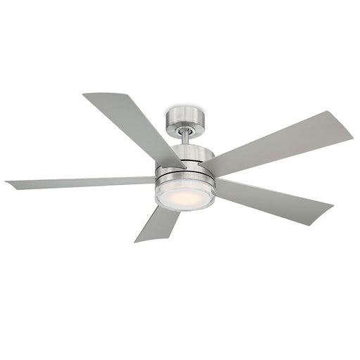 Modern Forms Fans FR-W1801-52L-35-SS 52"Ceiling Fan, Stainless Steel