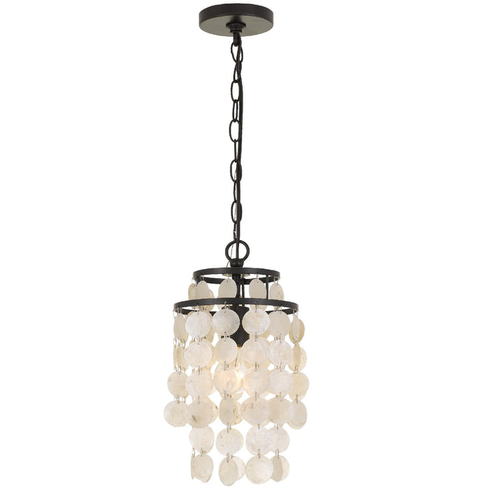 Crystorama BRI-3000-DB Brielle One Light Mini Chandelier Dark Bronze Alternate Image.jpg
