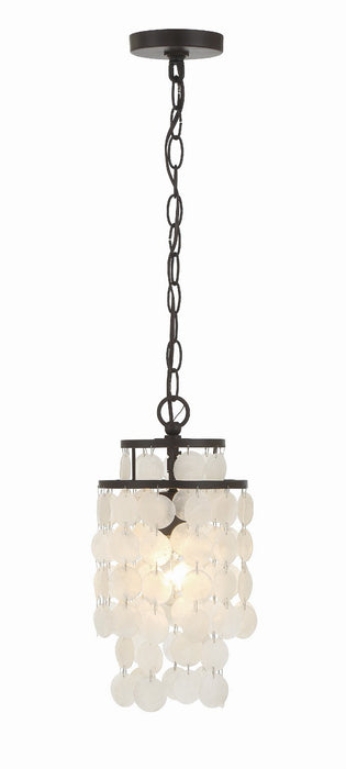 Crystorama BRI-3000-DB Brielle One Light Mini Chandelier Dark Bronze Main Image.jpg