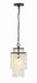 Crystorama BRI-3000-DB Brielle One Light Mini Chandelier Dark Bronze Main Image.jpg