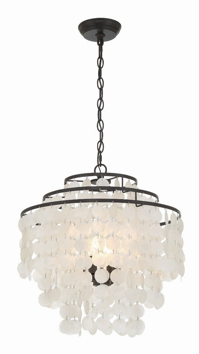 Crystorama BRI-3008-DB Brielle Four Light Chandelier Dark Bronze Main Image.jpg