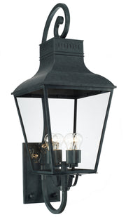Crystorama DUM-9804-GE Dumont Four Light Outdoor Wall Sconce Graphite Main Image.jpg