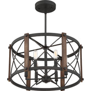 Quoizel BRO1720MK Baron Six Light Semi-Flush Mount, Marcado Black Alternate Image 2.jpg