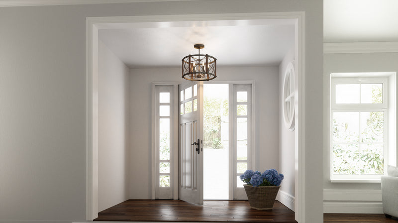 Quoizel BRO1720MK Baron Six Light Semi-Flush Mount, Marcado Black Alternate Image 4.jpg