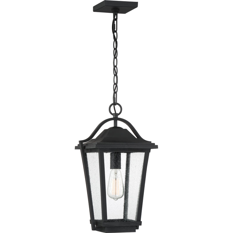 Quoizel DRS1911EK Darius One Light Outdoor Hanging Lantern, Earth Black Main Image.jpg