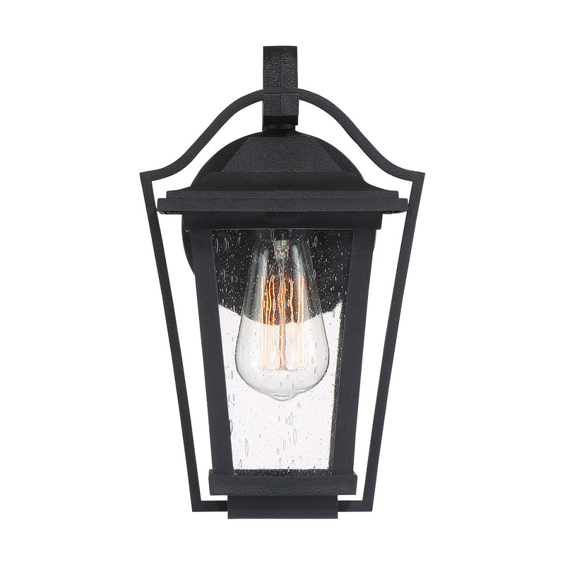 Quoizel DRS8407EK Darius One Light Outdoor Wall Lantern, Earth Black Alternate Image 2.jpg