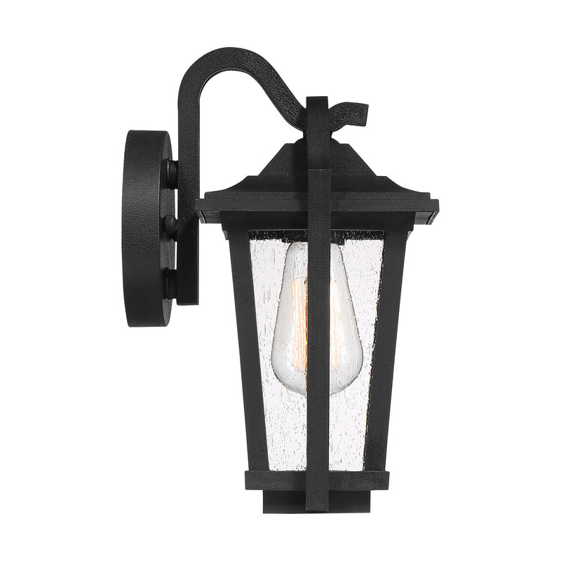 Quoizel DRS8407EK Darius One Light Outdoor Wall Lantern, Earth Black Alternate Image 3.jpg