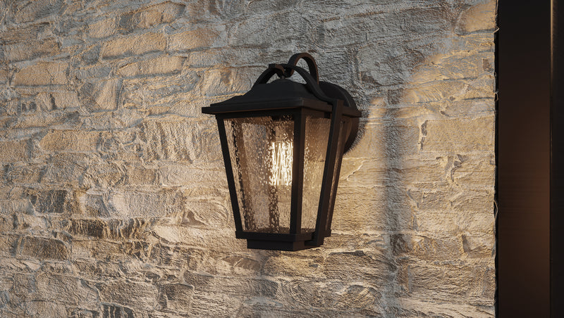 Quoizel DRS8407EK Darius One Light Outdoor Wall Lantern, Earth Black Alternate Image.jpg