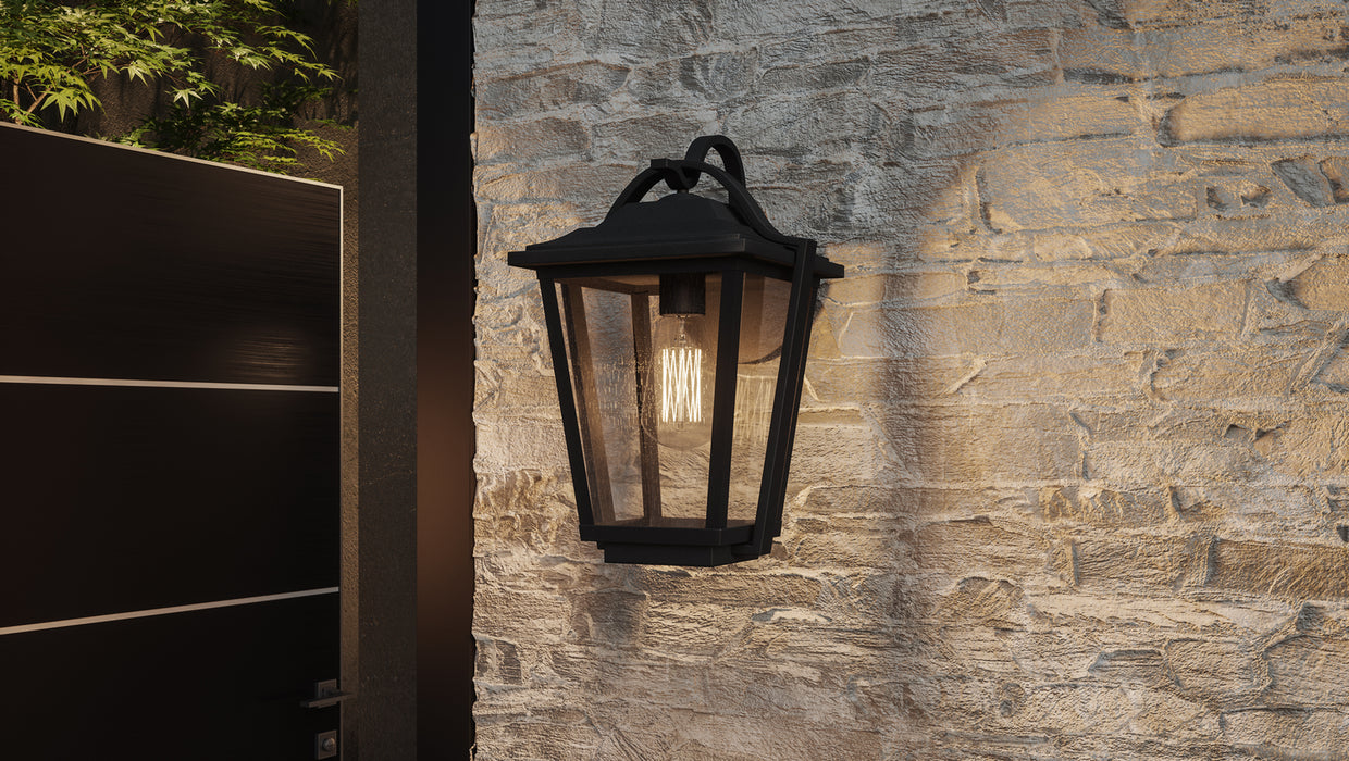 Quoizel DRS8409EK Darius One Light Outdoor Wall Lantern, Earth Black Alternate Image.jpg