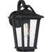 Quoizel DRS8409EK Darius One Light Outdoor Wall Lantern, Earth Black Main Image.jpg