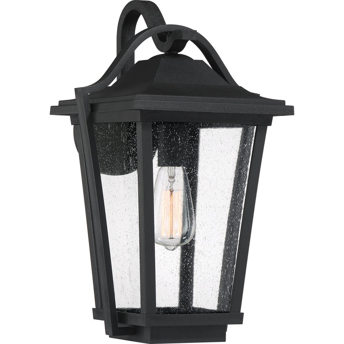 Quoizel DRS8411EK Darius One Light Outdoor Wall Lantern, Earth Black Main Image.jpg