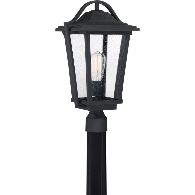 Quoizel DRS9011EK Darius One Light Outdoor Post Mount, Earth Black Main Image.jpg