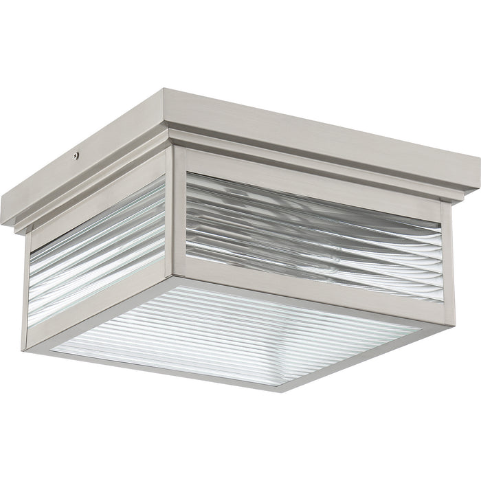 Quoizel GAR1612SS Gardner Two Light Outdoor Flushmount, Stainless Steel Alternate Image.jpg