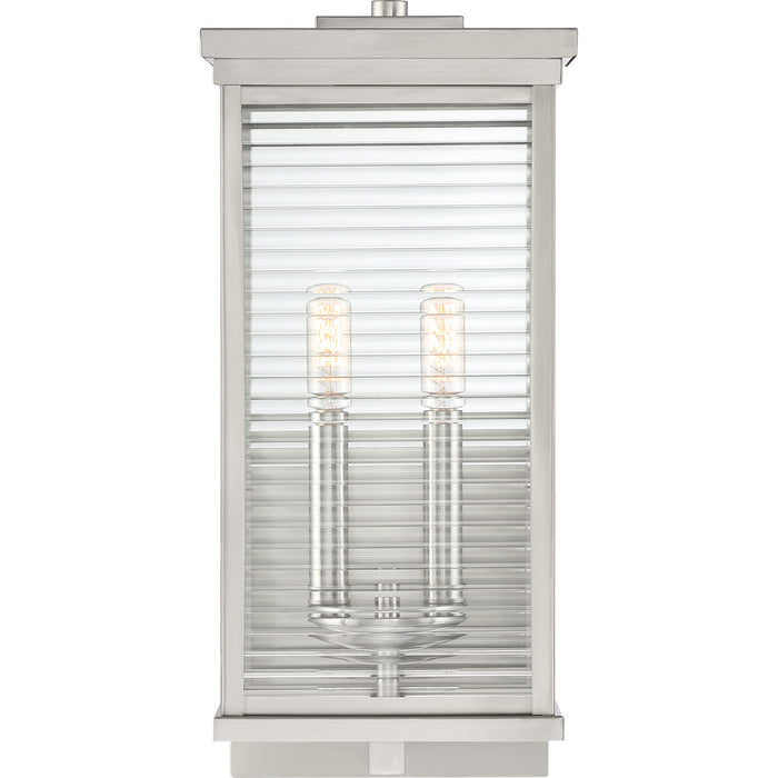 Quoizel GAR8408SS Gardner Two Light Outdoor Wall Lantern, Stainless Steel Alternate Image 2.jpg